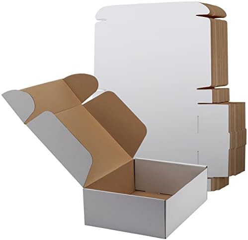 Pack of 25 Shipping Mailer Boxes Size 9.5 x 6 x 3 Inch Corrugated Boxes - Packing Material