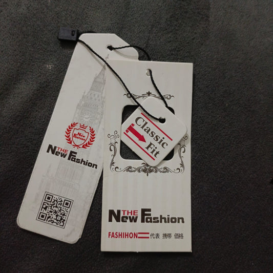 2 in 1 Tags with String Kraft Paper Card 25 pcs 5 x 10 cm