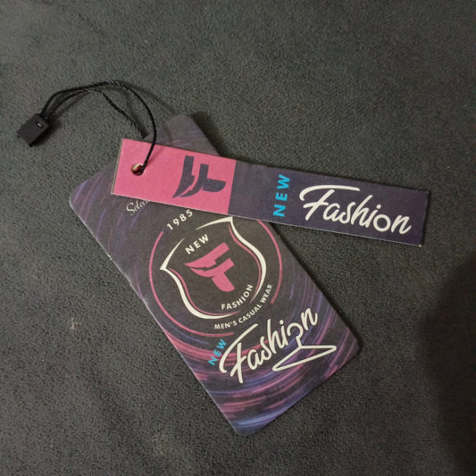 2 in 1 Tags with String Kraft Paper Card 25 pcs 5 x 10 cm