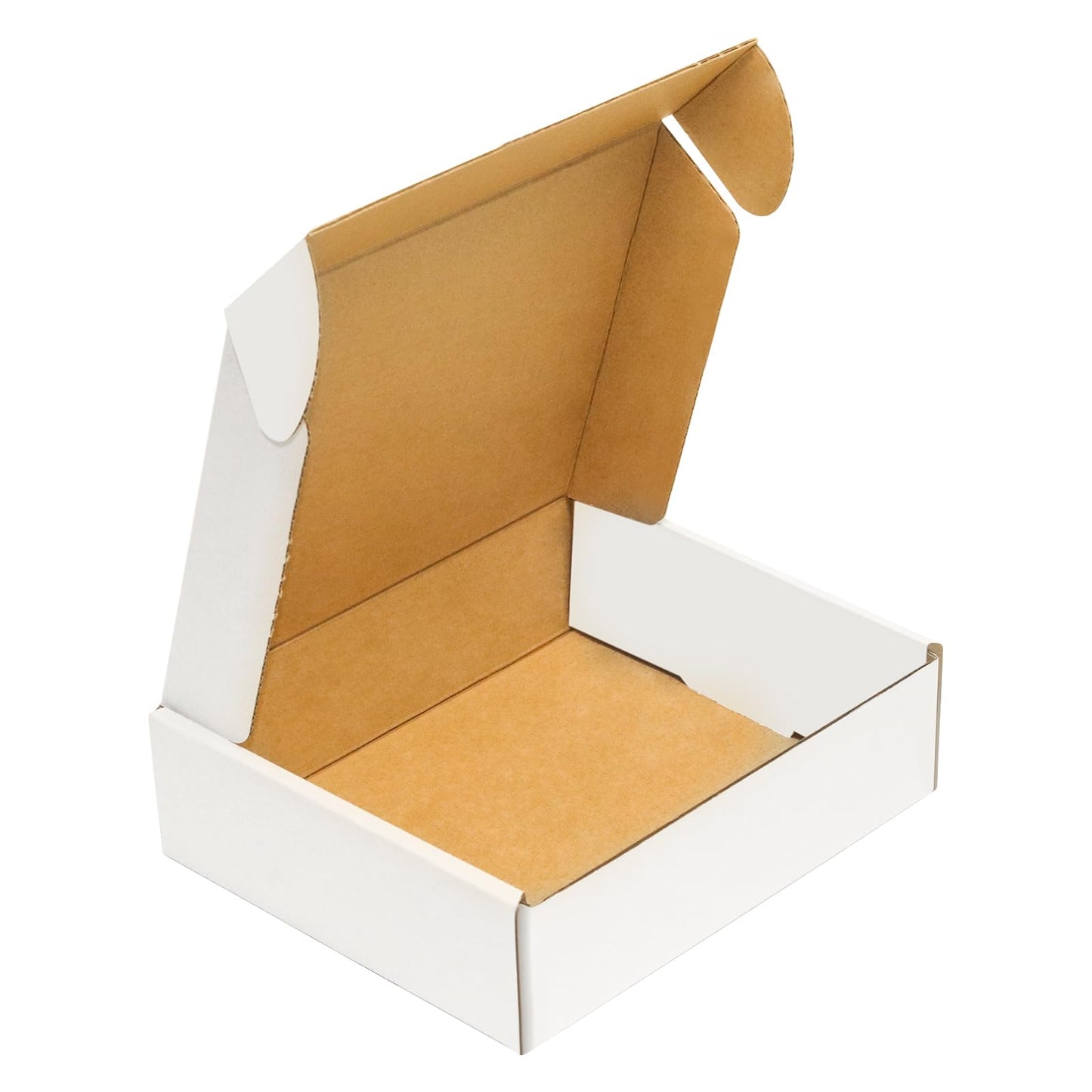 25 Pcs Corrugated Mailer Boxes For Courier & Gift Packing Size 6 x 6 x 2.5 Inches