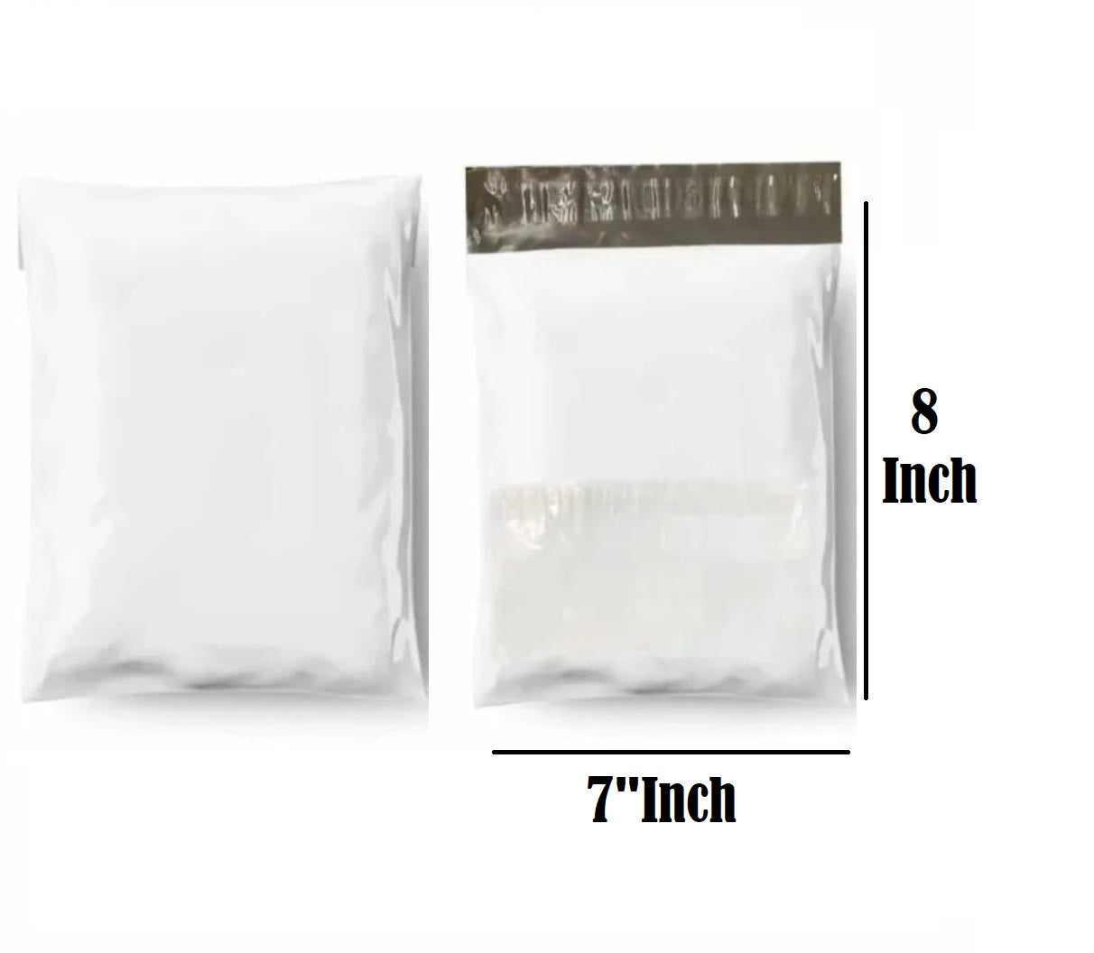 50 Pcs Courier Flyers Shipping Bags With Address Label Pocket - Sizes Available