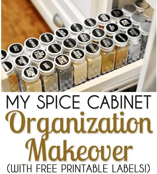 70 Pcs Spices Jar Stickers For Kitchen Storage Bottles Spice Label Tags