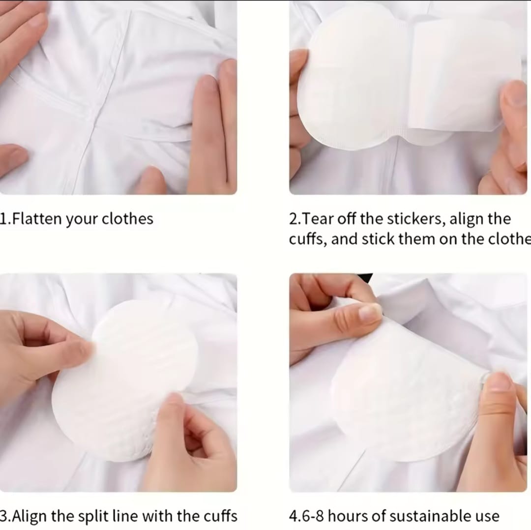 Disposable Underarm Sweat Pads Sweat-absorbing Patch Summer Deodorants Pads Breathable Ultra-thin