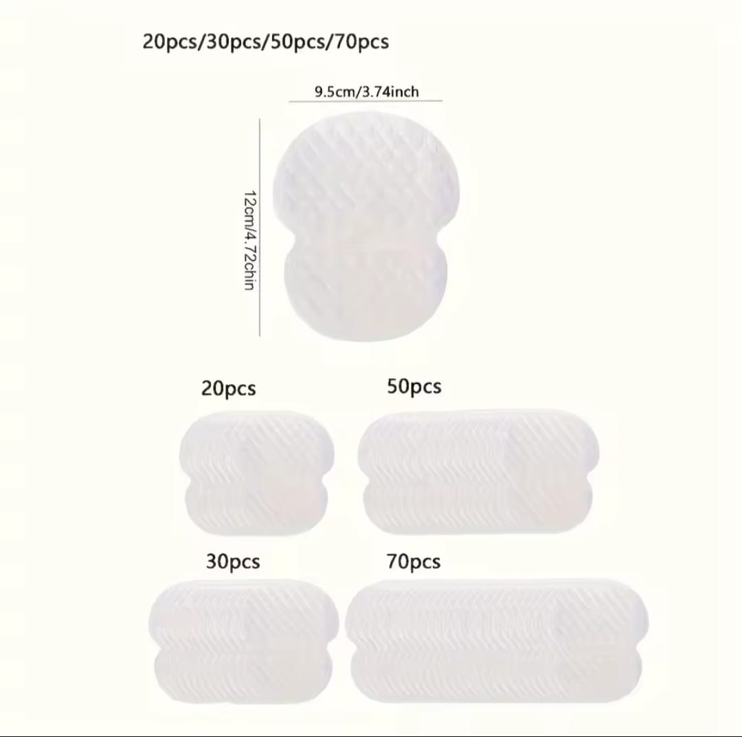Disposable Underarm Sweat Pads Sweat-absorbing Patch Summer Deodorants Pads Breathable Ultra-thin