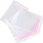 50 PCS Resealable Transparent Plastic Bags Bopp Poly Self Adhesive Seal Jewellery Making Bag multiple sizes Available (Copy)
