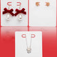 100 Pcs Custom Print Jewellery Display Cards for Necklace Earrings Ear Studs Hang Tag Card With Your Logo Print
