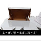 25 Pcs Corrugated Mailer Boxes For Courier & Gift Packing Size 8 x 5.5 x 3 Inches