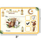 50 Pcs Eid ul-Azha Meat Stickers – Select Beef, Mutton & More for Easy Distribution