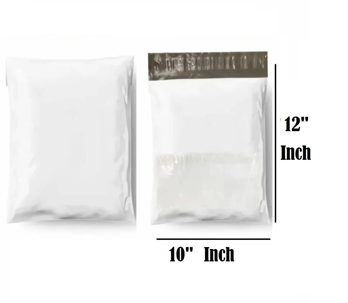 50 Pcs Courier Flyers Shipping Bags With Address Label Pocket - Sizes Available