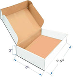 Pack of 25 Shipping Mailer Boxes Size 9.5 x 6 x 3 Inch Corrugated Boxes - Packing Material