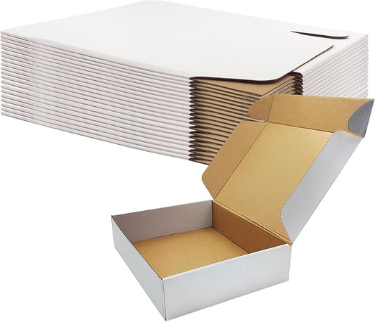 Pack of 25 Shipping Mailer Boxes Size 12 x 9 x 3 Inch Corrugated Boxes - Packing Material
