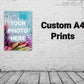 A4 Custom Sticker Colour Print Premium Glossy Sticker Sheet 135 GSM