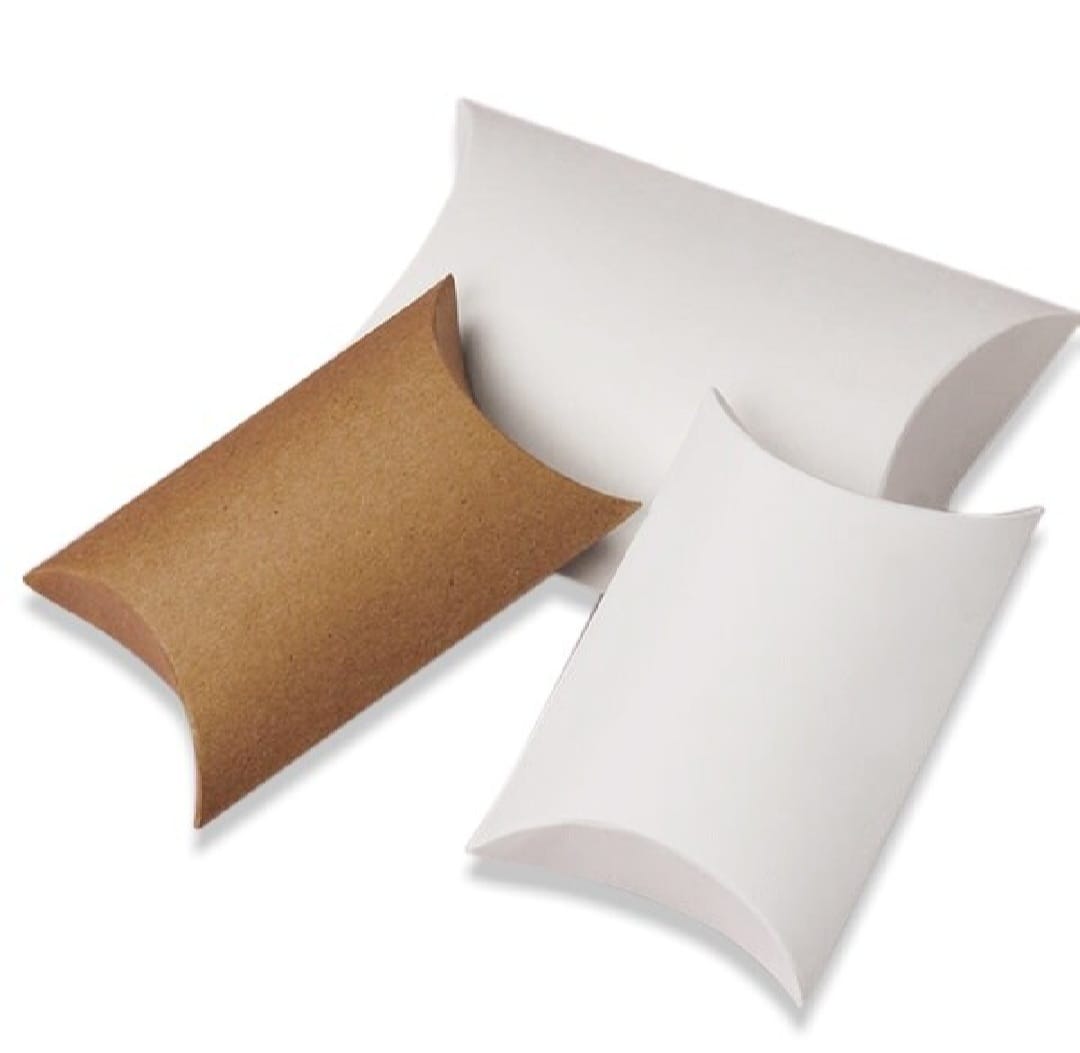 Brown Candy Box Kraft Card Packaging Pillow Boxes Candy Bags Wedding Favor Gift Boxes Birthday Party Decors