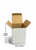 Pack of 25 Shipping Mailer Boxes Size 5 x 5 x 7 Inch Corrugated Boxes - Packing Material