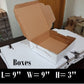 Courier Mailer Boxes Size 9 x 9 x 3 Inch Pack 25 Box - Packing Material