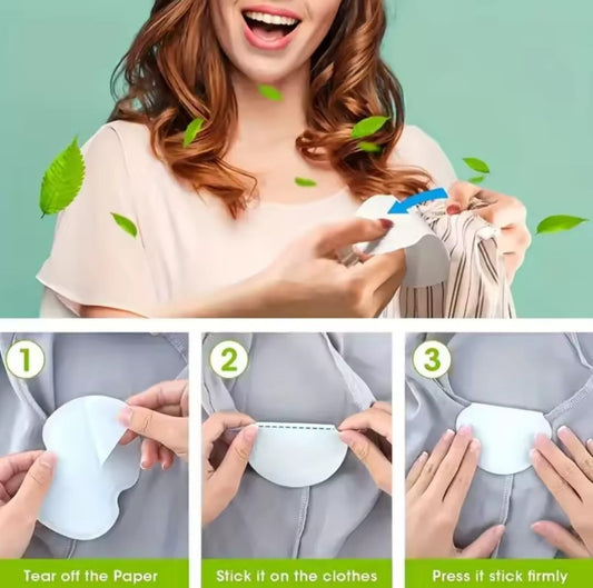 Disposable Underarm Sweat Pads Sweat-absorbing Patch Summer Deodorants Pads Breathable Ultra-thin