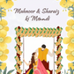 Customized Bangles Cards (48 Pcs ) Mehndi Favor Cards /Wedding Favor Cards Size 3x4 Inch