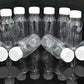 Pack of 50 Aby Zam Zam Empty Water Bottle 60 ml / 120 ML With Custom Sticker & Zip Lock Bags – , Durable Plastic