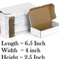 Shipping Mailer Boxes Size 6.5 x 4 x 2.5 Inch Pack of 25 Corrugated Boxes - Packing Material