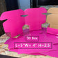Pack of 20 Pink Courier Mailer Boxes Hard Corrugated Box - Sizes Available