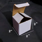 25 Pcs Corrugated Mailer Boxes For Courier & Gift Packing Size 2 x 2 x 2 Inches Square