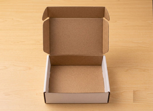 Pack of 25 Shipping Mailer Boxes Size 10 x 10 x 2 Inch Corrugated Boxes - Packing Material