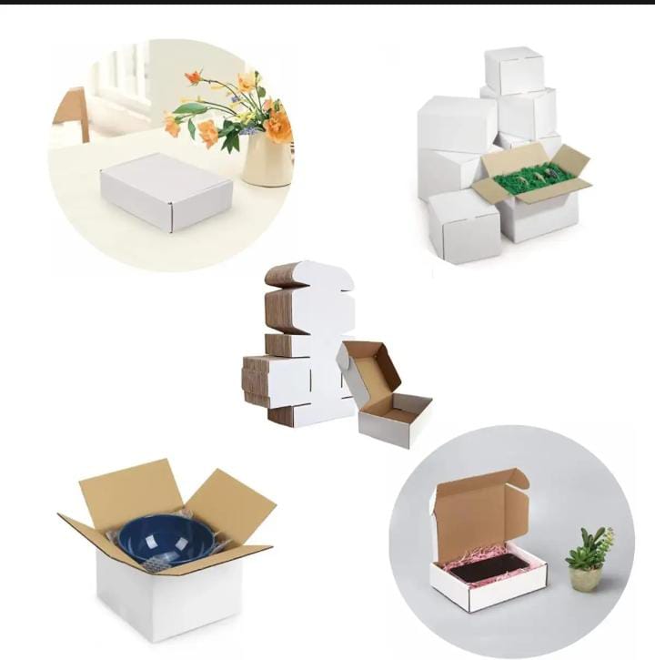 Pack of 10 Courier Mailer Boxes Corrugated 3-Ply Sizes Available - Packing Material (Copy)