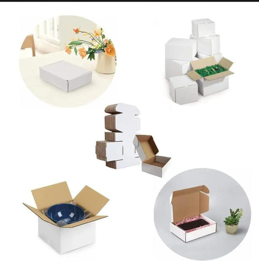 Pack of 20 Courier Mailer Boxes Corrugated 3-Ply Sizes Available - Packing Material